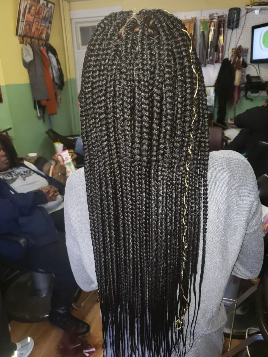 Box Braids at Exclusive Hair Braiding, Wilmington DE